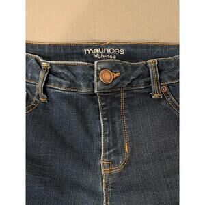 Maurices High-Rise Dark Wash Jeans size M